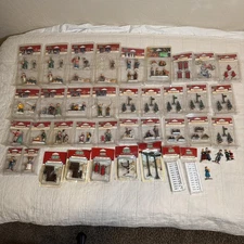 HUGE Lot Vintage LEMAX Christmas Village Figurines Resin Assorted