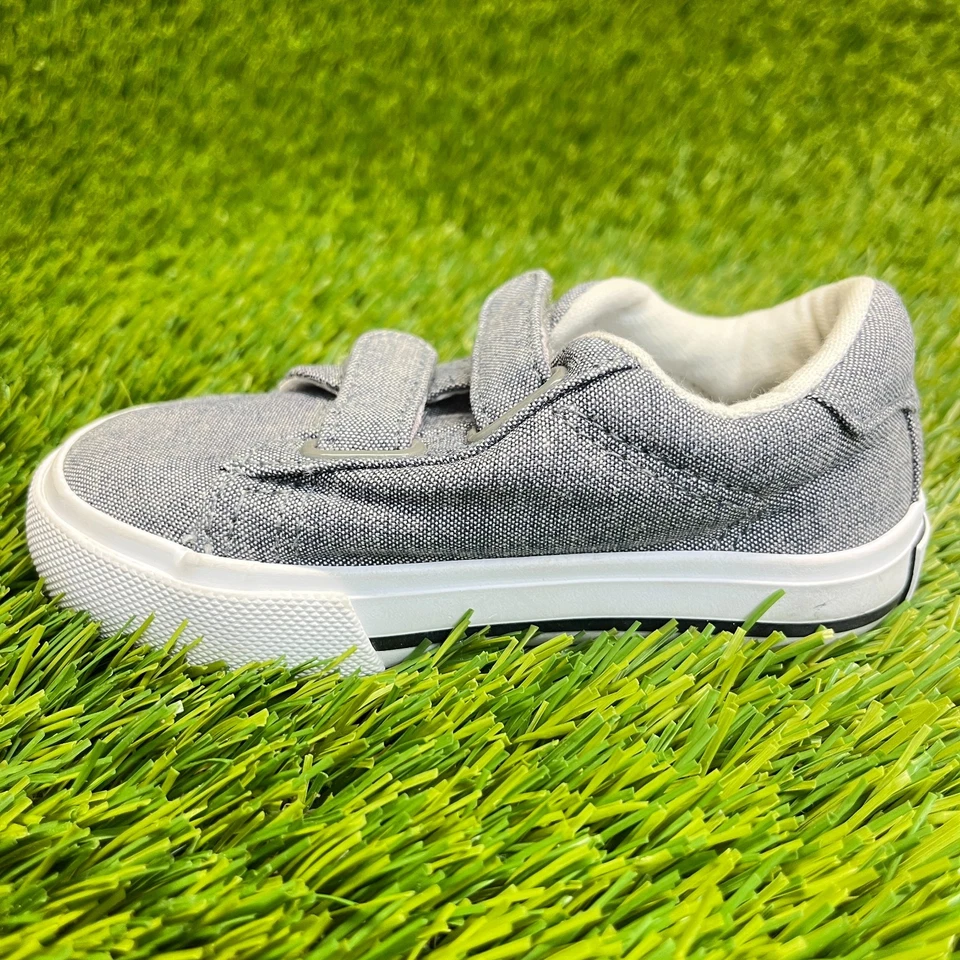 Polo Ralph Lauren Easten II EZ Niño Pequeño Talla 4.5C Gris Zapatos Atléticos Tenis Foto 2 de 4