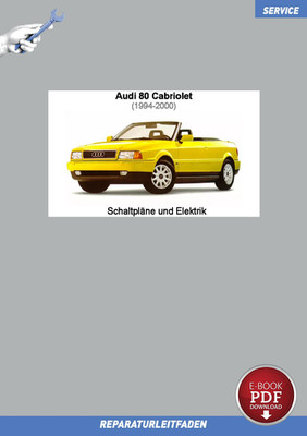 PDF Audi 80 Cabriolet (1994-2000) Schaltpläne und Elektrik