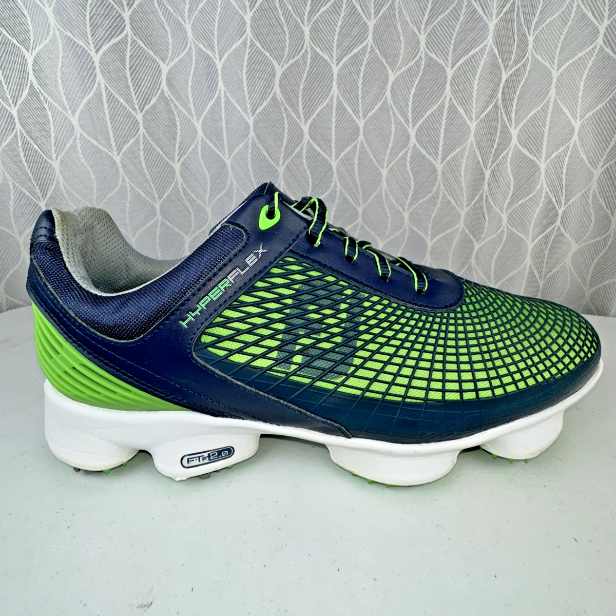 FOOTJOY Hyperflex FTF 2.0 Green Soft Spikes 51039 Golf Shoes Men\'s Size 9.5W Wide Golf Shoes US Size 9.5 for Men for sale | eBay main image 3