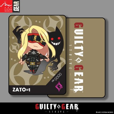 Guilty Gear Strive Zato-1 Chibi Collectible Card Event Exclusive GGST Rare