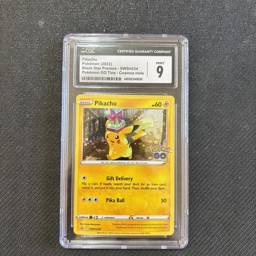 Pikachu graded CGC 9 for sale on eBay