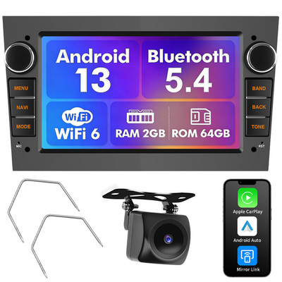 Für Opel Astra H Corsa C/D 2006-2011 Vectra C Zafira Autoradio GPS+Kamera 2+64GB