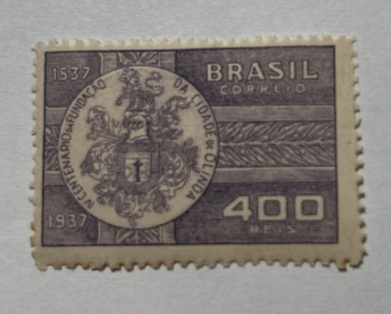 1937 Brazil Stamp Scott #411, 400 Reis -Mint Never Hinged