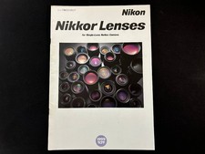 Catalog Nikon Camera Lens Guide 1999 Japan from Japan