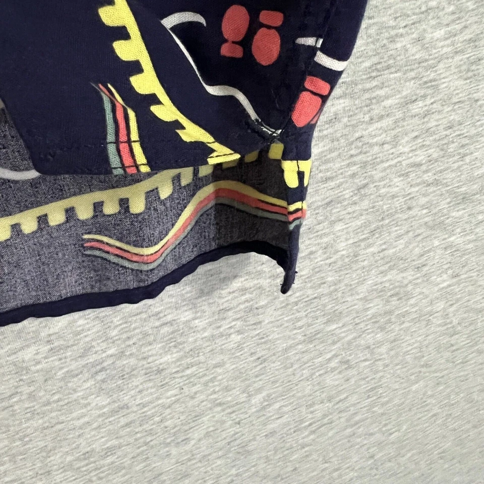 Camisa Hawaiana Topman Para Hombres Mediana Negra Roja Verde Tropical Arte Geométrico Informal Foto 2 de 4