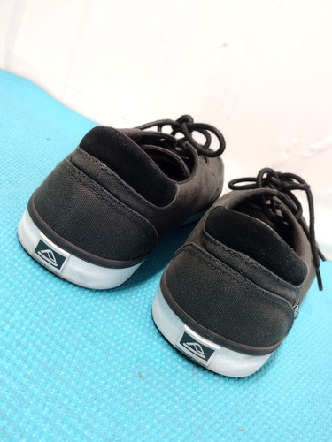 Reef Deckhand 3 Men's Lace Up Sneaker Canvas /Suede Low Top Charcoal Gray Sz 12 - Picture 7 of 10