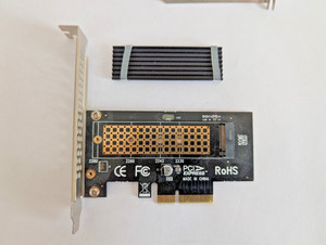 PC- Computer Adapter für M.2 NVMe-Speicher zu PCIe 3.0x4 mit Kühler