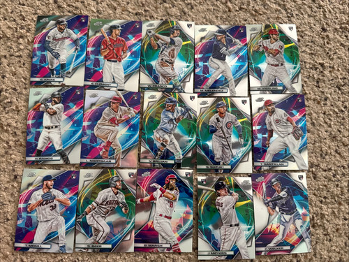 2022 Topps Chrome Cosmic 15 Card Rookie Lot, Ramos, Marsh, Nootbaar Refractor + - Picture 1 of 4
