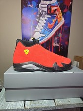 Jordan 14 Retro Red Ferrari Sneakers Mens Size 12 SKU IF5015 600 NIB