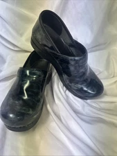 Dansko Multi Colored Teal Clogs Size 6.5 EU 37