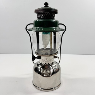 #ad #ad Vintage Coleman Model 242B Nickel Lantern June August 1940 w New Generator $134.87