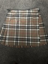 James Pringle Weavers Kilt Skirt Wool Blend US Size 14 UK 16 Nova Check Tartan