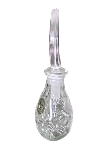 Vintage Princess House West Germany 24% Lead Crystal Perfume Bottle Fan Stopper - Picture 4 of 7
