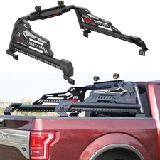 Adjustable Chase Rack Roll Bar w/ 40W LED Light For Toyota Tacoma Tundra TRD SR5