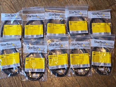Pack of 10 StarTech UUSBHAUB6 6ft Micro USB Cable A to Micro B