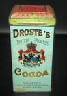 VINTAGE ORIGINAL COCOA TIN DROSTE'S HARLEM HOLLAND DUTCH BOY & GIRL DROSTE — photo 2