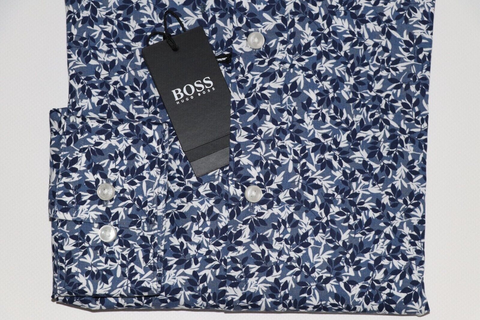 Hugo Boss Shirt, Mod. Isko, Größe 40US 15,7 schmale Passform
