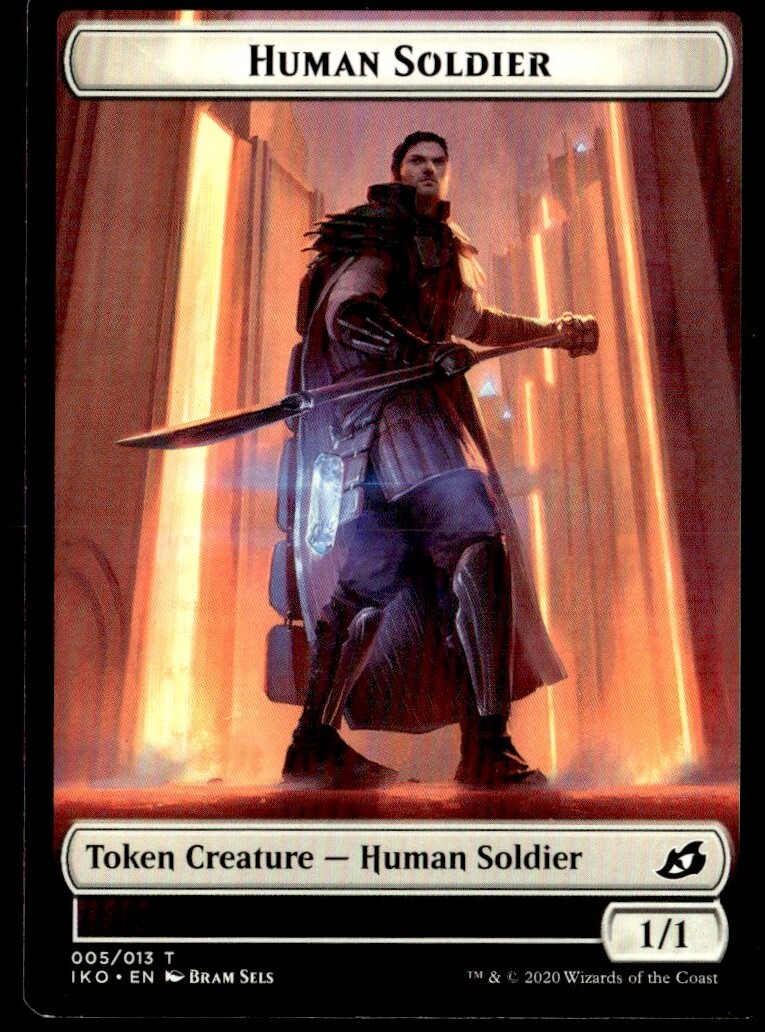 2020 Double Masters Tokens Human Soldier Token/Common #5