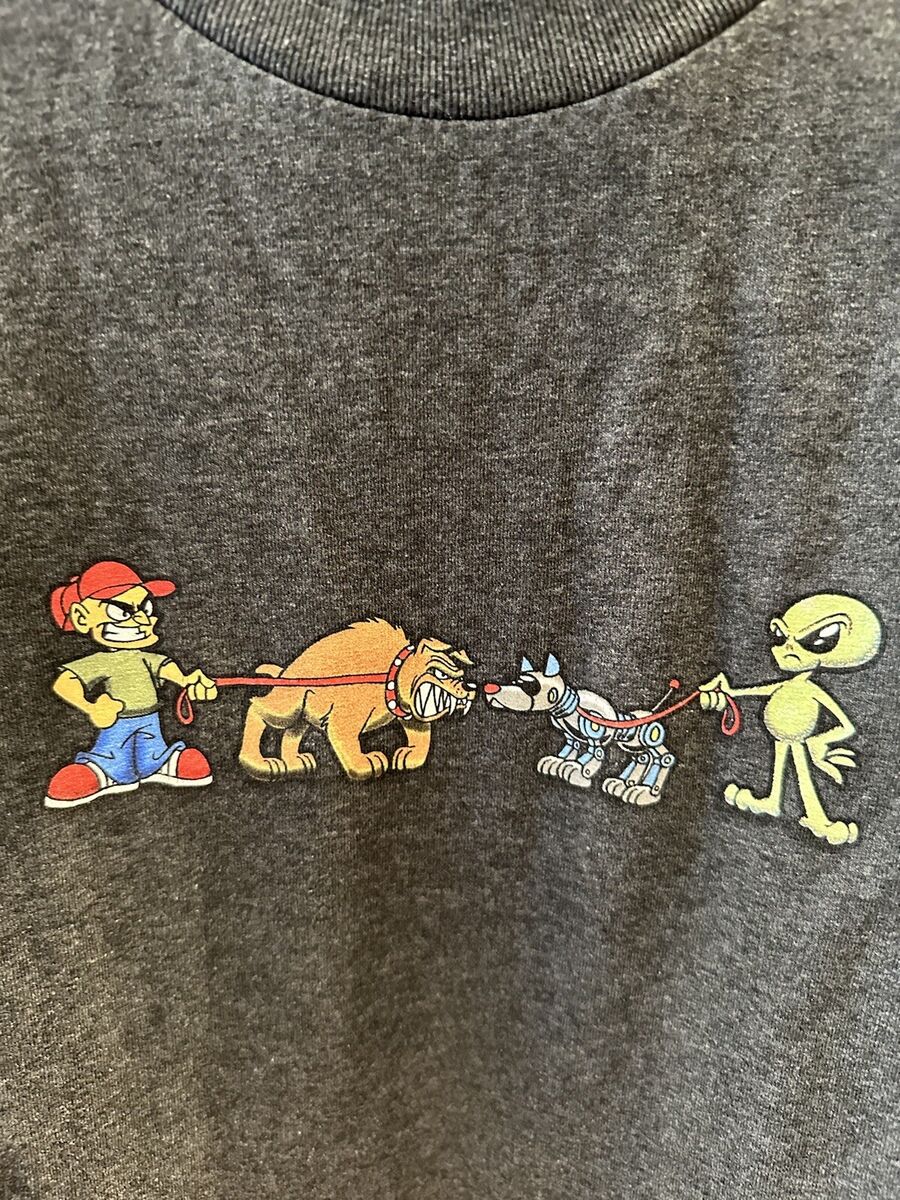 Vintage 90s Alien Nation Fits L Double Sided Skate T Shirt Vintage 90s Alien Nation Fits L Double Sided Skate T Shirt