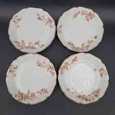 Four Antique c1880 Haviland Limoges France Handpainted H1098 Fruit Dessert Bowls