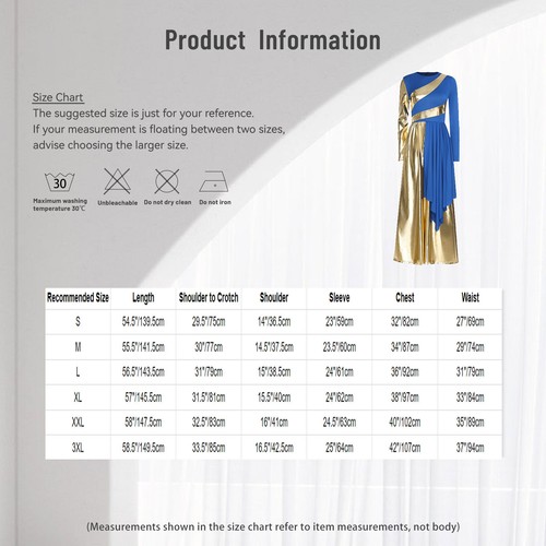 Women Bodysuit Metallic Dancewear Crew Neck Jumpsuit Lyrical Praise Prayer - Picture 34 of 61