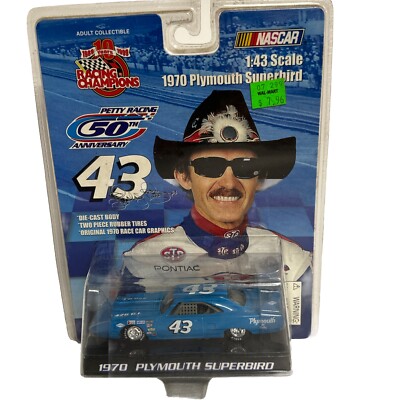 自動車 Richard Petty no.43 50th anniversary Racing Champions 50th Anniversary 1970 Plymouth Superbird