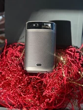 XGIMI - MoGo 2 Pro 1080p Full HD Portable Projector - Sandstone-textured...