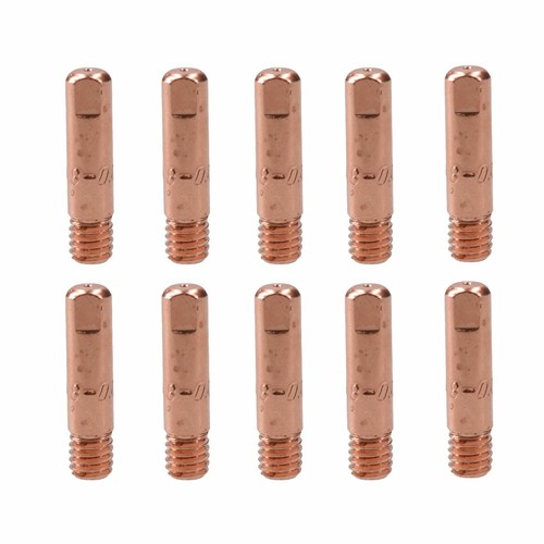 1 funda y 10 x 0,8 mm puntas de contacto redondas MIG binel de soldadura estilo Euro MB25 - Imagen 8 de 8