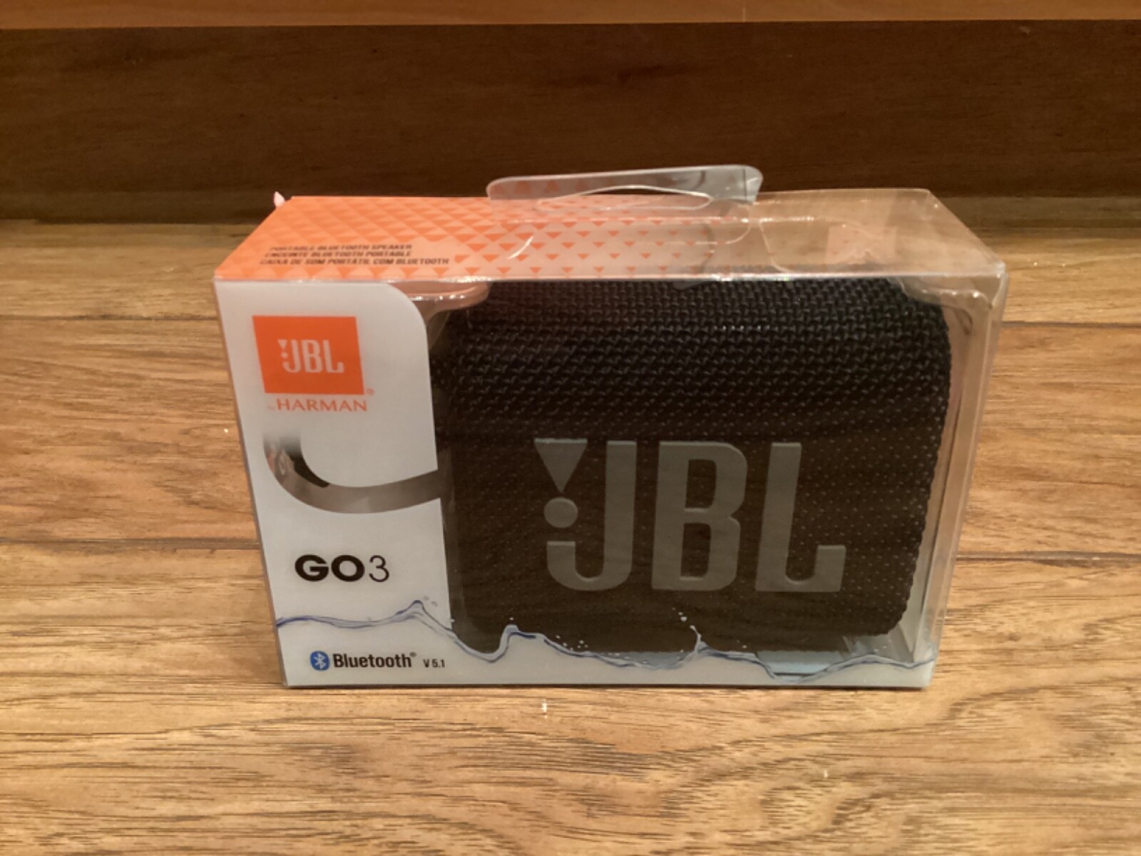 NEW GO3 Portable Bluetooth Waterproof Speaker - Black-image