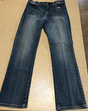 Womens 10 LRL Lauren Ralph Lauren Classic Straight Leg Blue Jeans
