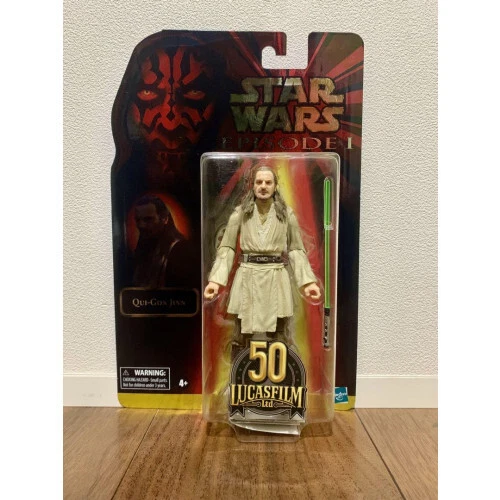 Unopened Star Wars Black Series 50th Anniversary Qui-Gon Jinn