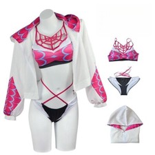 Cosplay Costume Spider-Man: Across The Spider-Verse Gwen Stacy Swimsuit Bikini