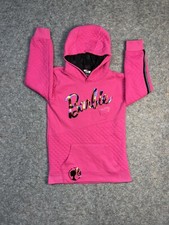 Barbie Girls Hoodie With Holographs Barbie Symbol Size L 10/12