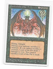 Magic the Gathering ~ MTG ~ 1x Lord of the Pit ~ Fourth Edition ~ 4Ed ~ M/NM