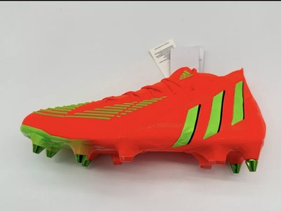 NEW Adidas Predator Edge.1 SG Soccer Cleats GW1010 Size 8.5 Solar Red adidas Predator Edge.1 Firm Ground Soccer Cleats (Solar Red  main image 4