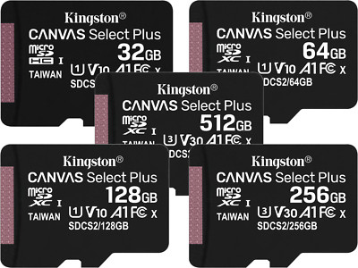 Kingston micro SD Speicherkarte 32GB 64GB 128GB 256GB 512GB