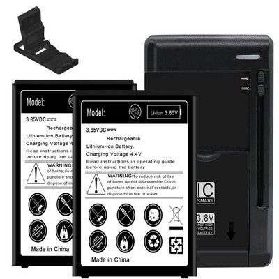 Large Power 2x 5970mAh Battery Multi Function Charger f LG G3 VS985 Smart Phones