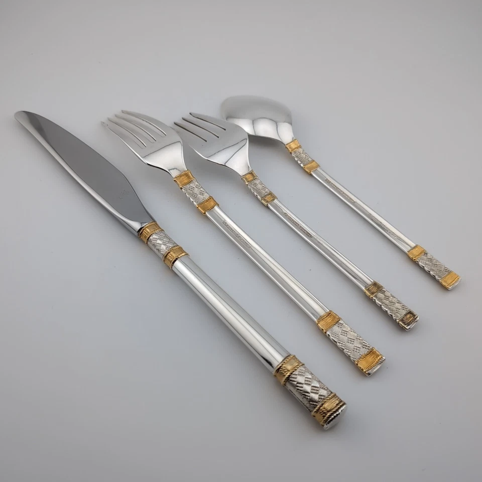 Wallace Golden Aegean Weave Sterling Silver Place Setting - No Monograms - Image 2 of 3