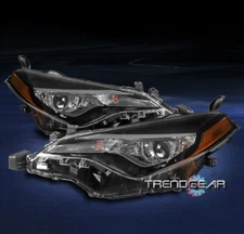 FOR 2017-2019 TOYOTA COROLLA CE L LE ECO LED PROJECTOR HEADLIGHTS HEADLAMPS LAMP