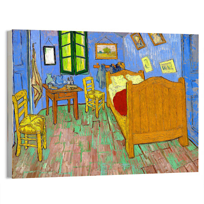 1889 The Bedroom Vincent van Gogh (Dutch, 1853-1890) Fine Art Poster or Canvas