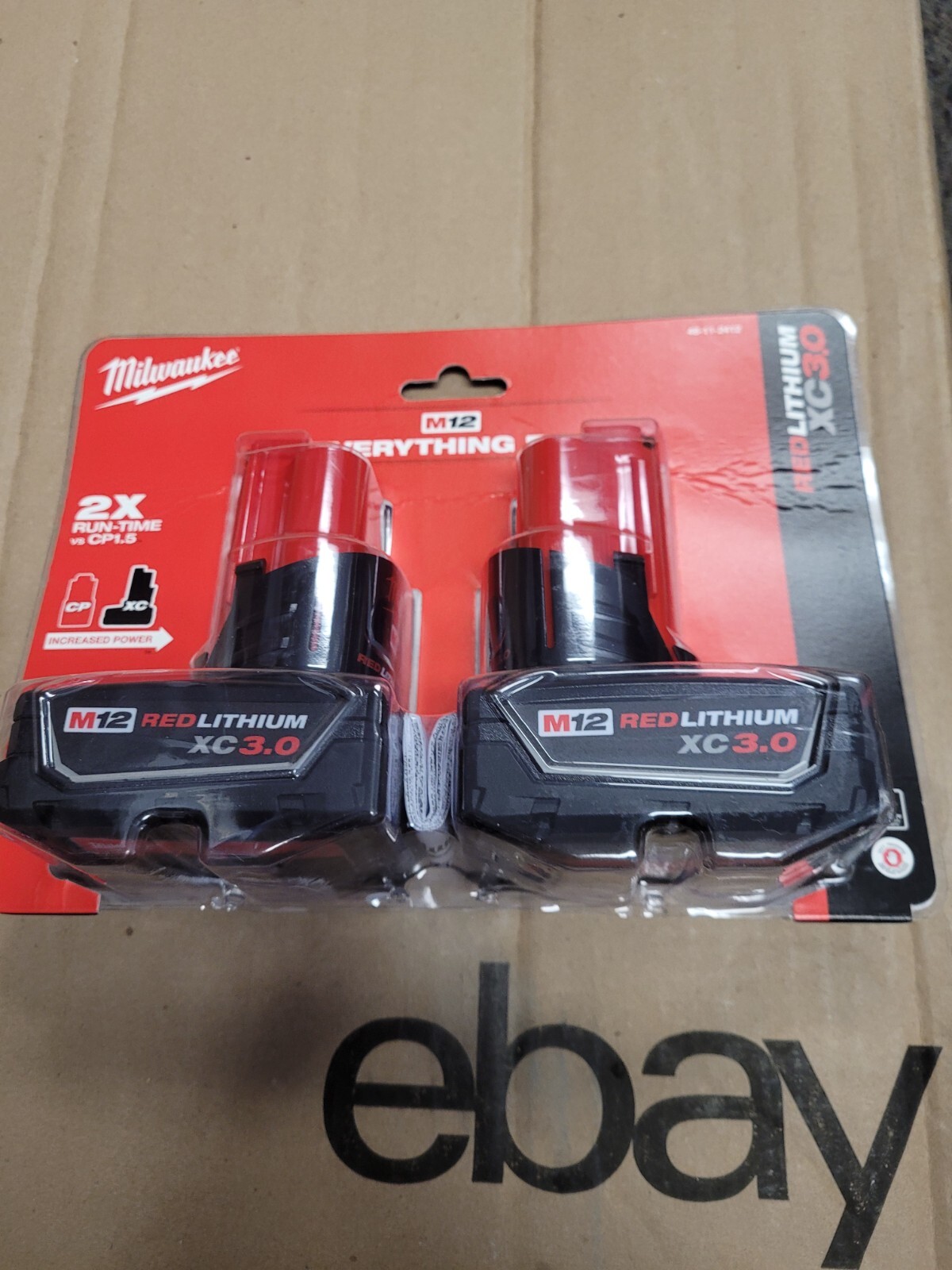 MILWAUKEE M12 XC 3.0 Ah BATTEIES 2 PACK 
