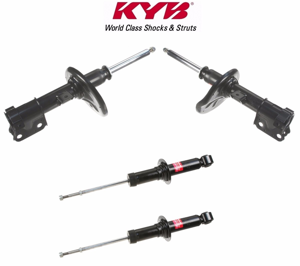 KYB Front Struts Rear Shocks Kit Set 4PCS For Mitsubishi