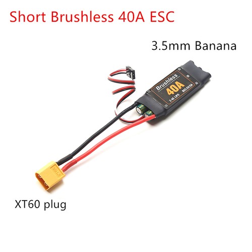2X 40A Brushless Electronic Speed Controller XT60 Plug for Mini Quadcopter S6E4 - Picture 3 of 9