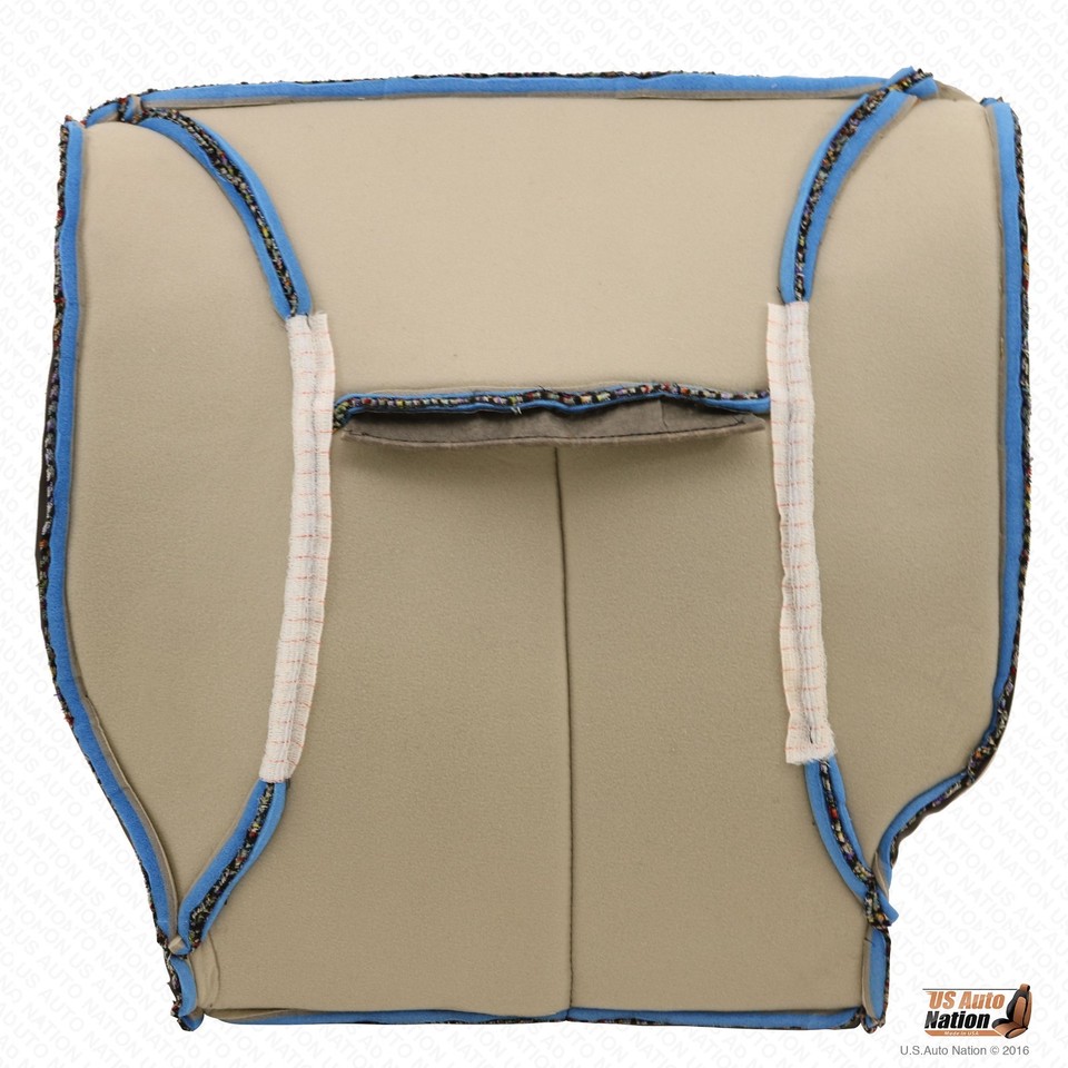 Driver Bottom Cloth Seat Cover + Foam For 1998-2002 Dodge Ram 1500/2500/3500 SLT – Gray OEM-Style