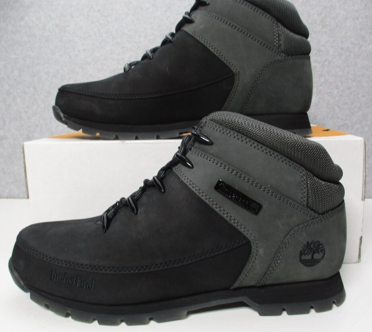 Timberland Euro Sprint Mid Hiker Black Dark Gray Nubuck  display picture 2