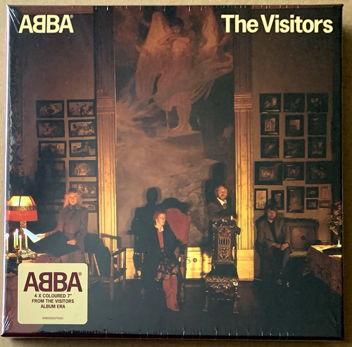 ABBA The Visitors 4 Single Box Set RARE 3000 Only NUMBERED Colored Vinyl SEALED