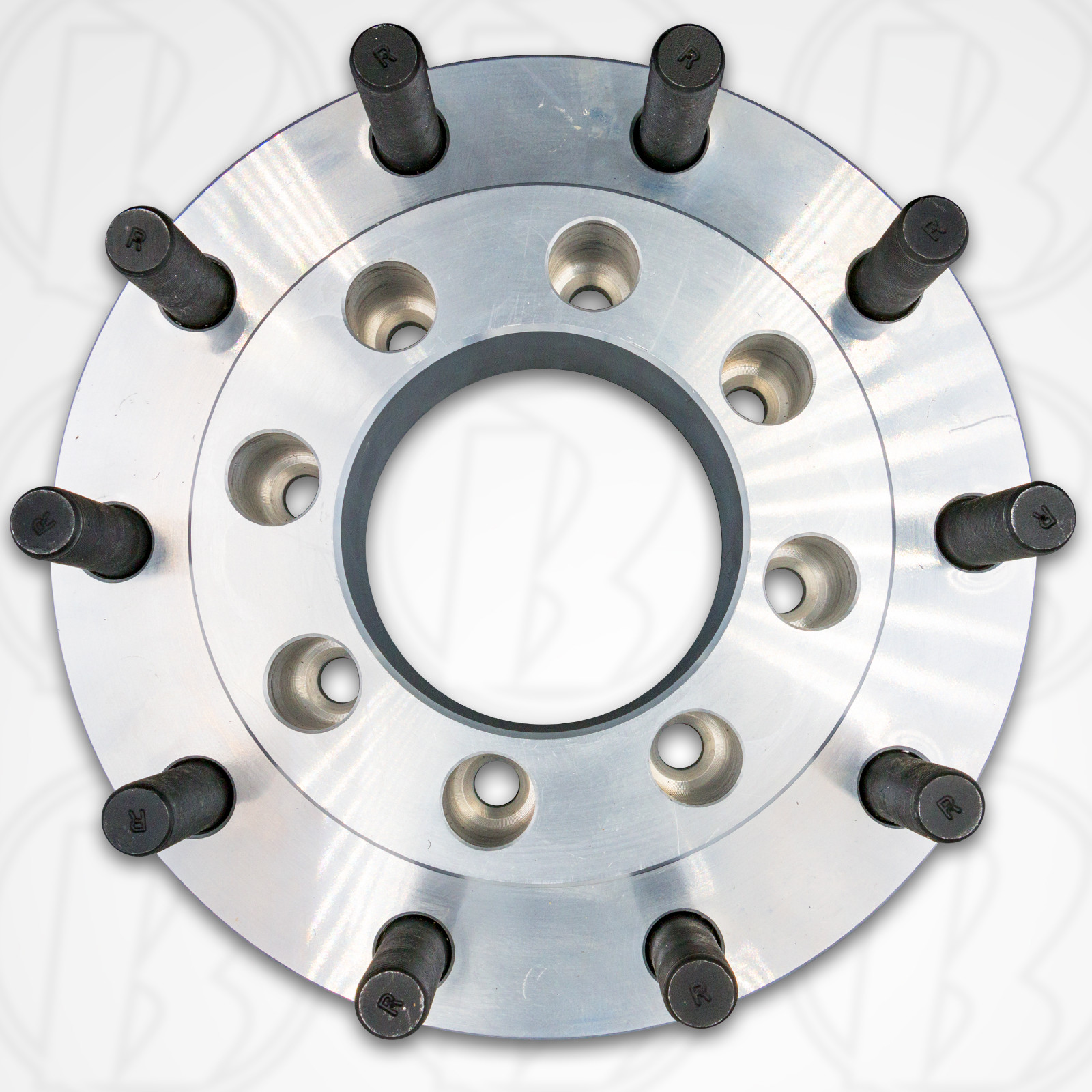 8 Lug to 10 Lug 8x200 22.5 Semi Wheel Adapters 1.5" F350 Dually