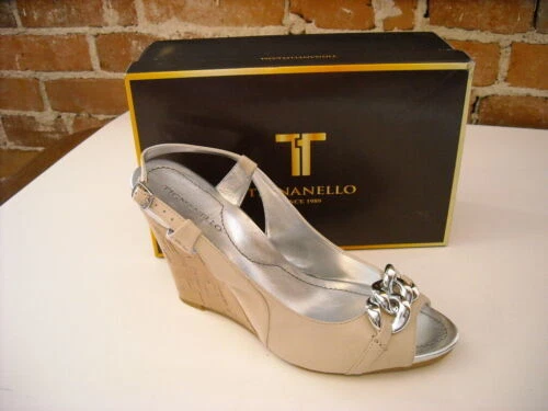 Sandalias de cuero superior Tignanello para Mujeres