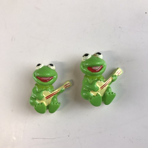 Vintage 1989 Kermit the Frog Hair Accessory - Barrette & Ponytail Henson Read - Picture 2 of 7